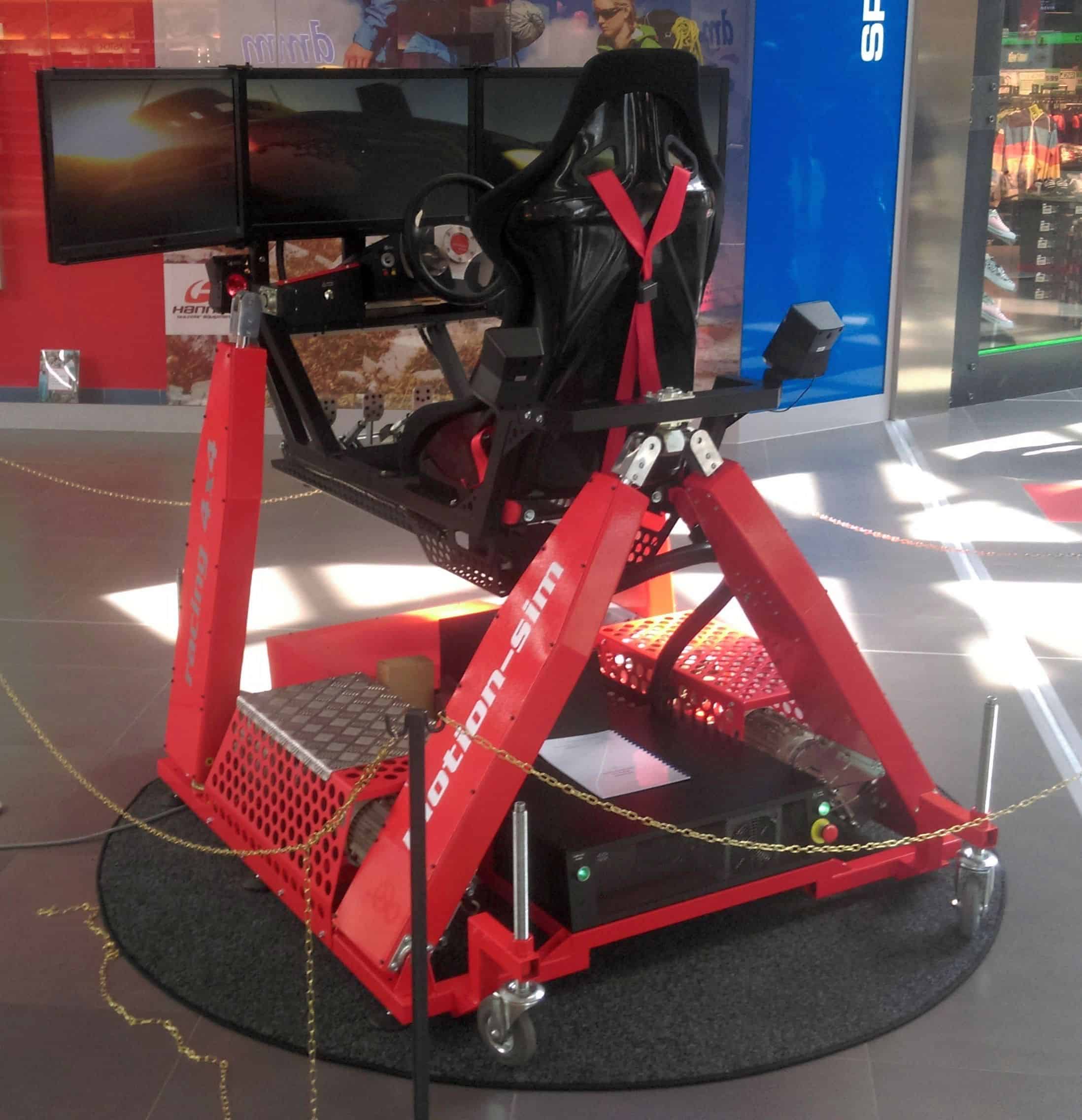 Full-Motion-Rennsimulator – Ansicht 9